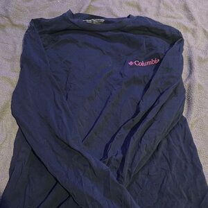 Columbia Navy Long Sleeve Shirt
